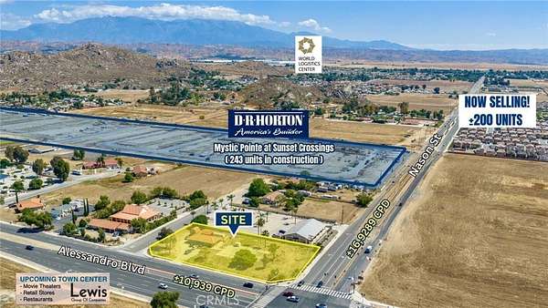0.99 Acres of Land for Sale in Moreno Valley, California