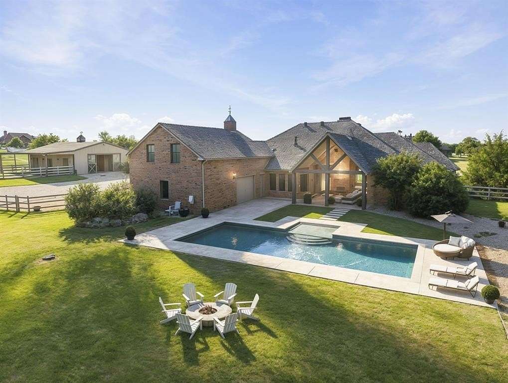 4 Acres of Land with Home for Sale in Aubrey, Texas