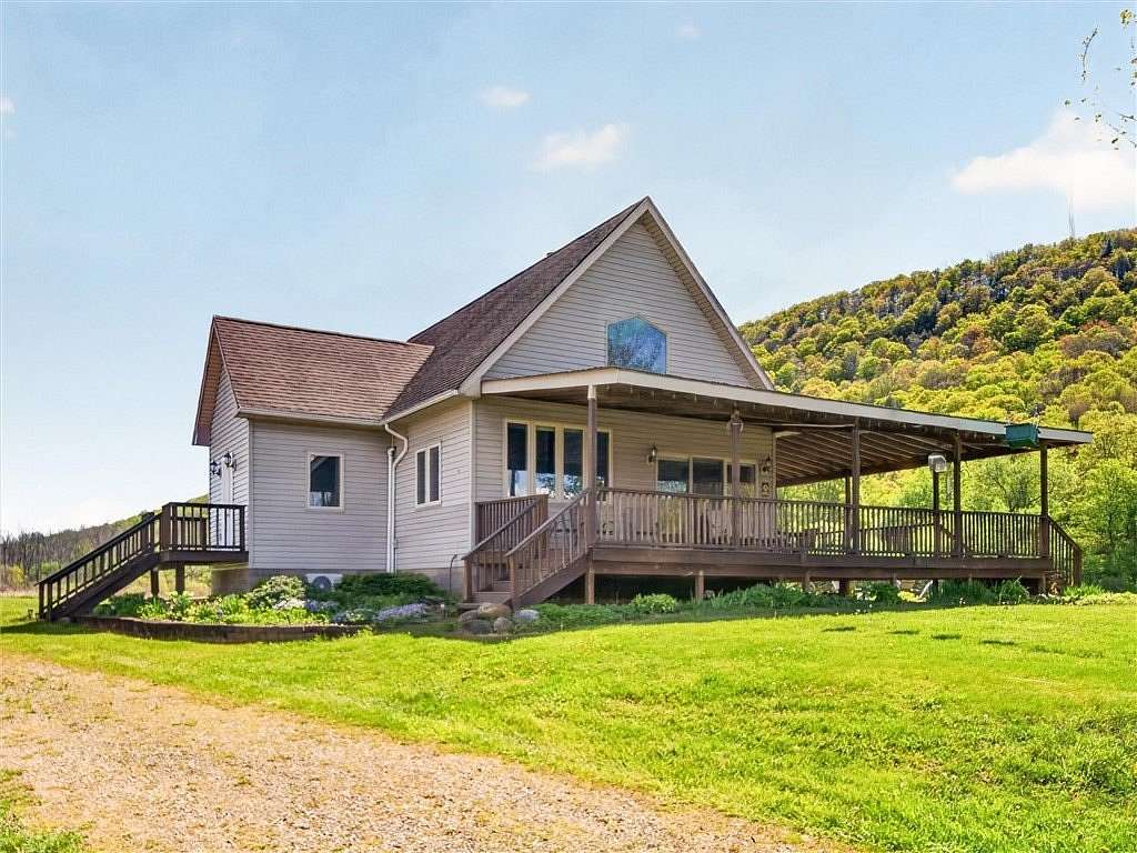 55.2 Acres of Recreational Land with Home for Sale in Cohocton, New York