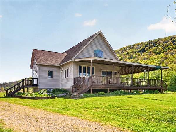 55.2 Acres of Recreational Land with Home for Sale in Cohocton, New York