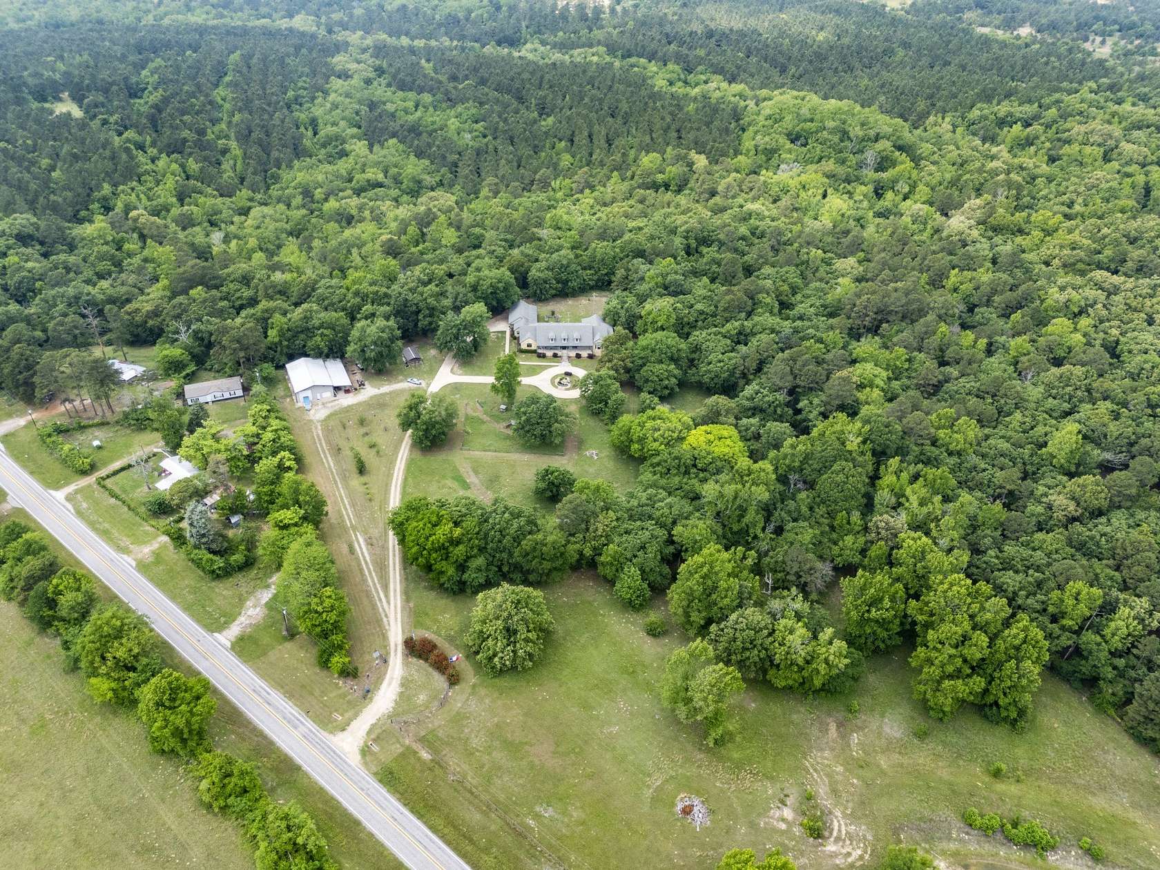 18.1 Acres of Land with Home for Sale in Hawkins, Texas