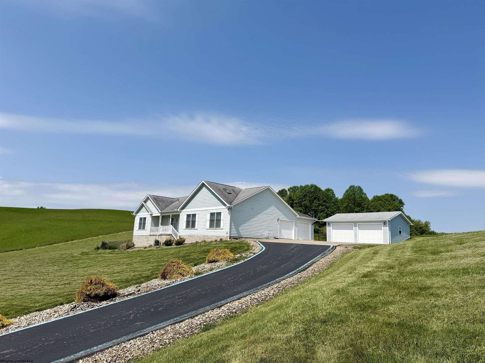 4 Acres of Land with Home for Sale in Reedsville, West Virginia