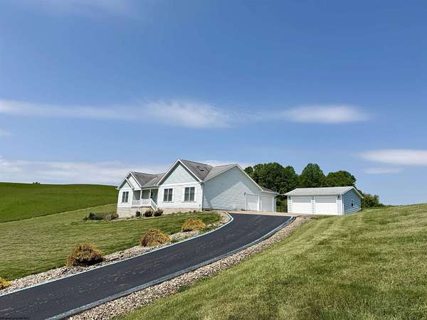 4 Acres of Land with Home for Sale in Reedsville, West Virginia