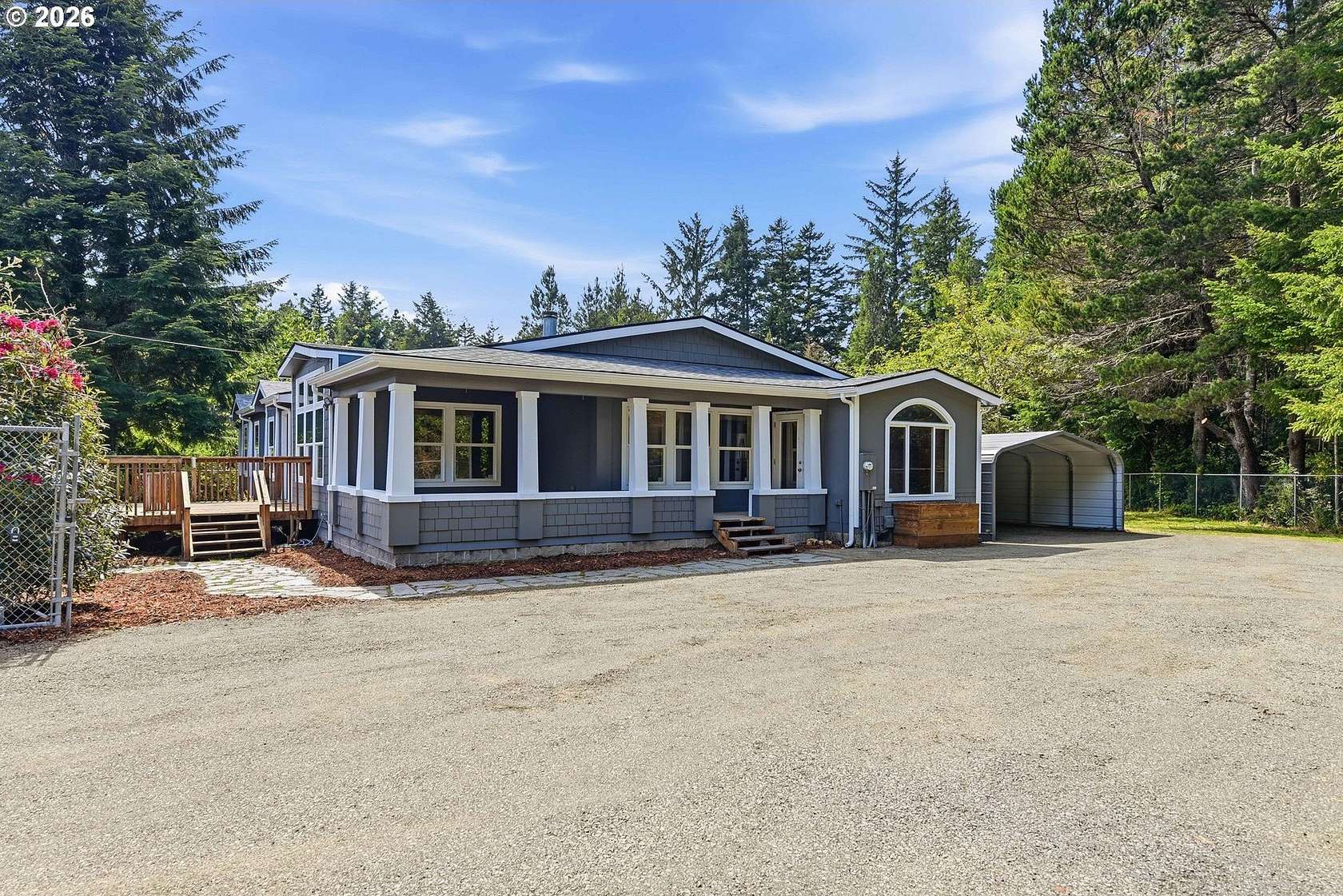1.76 Acres of Land with Home for Sale in North Bend, Oregon