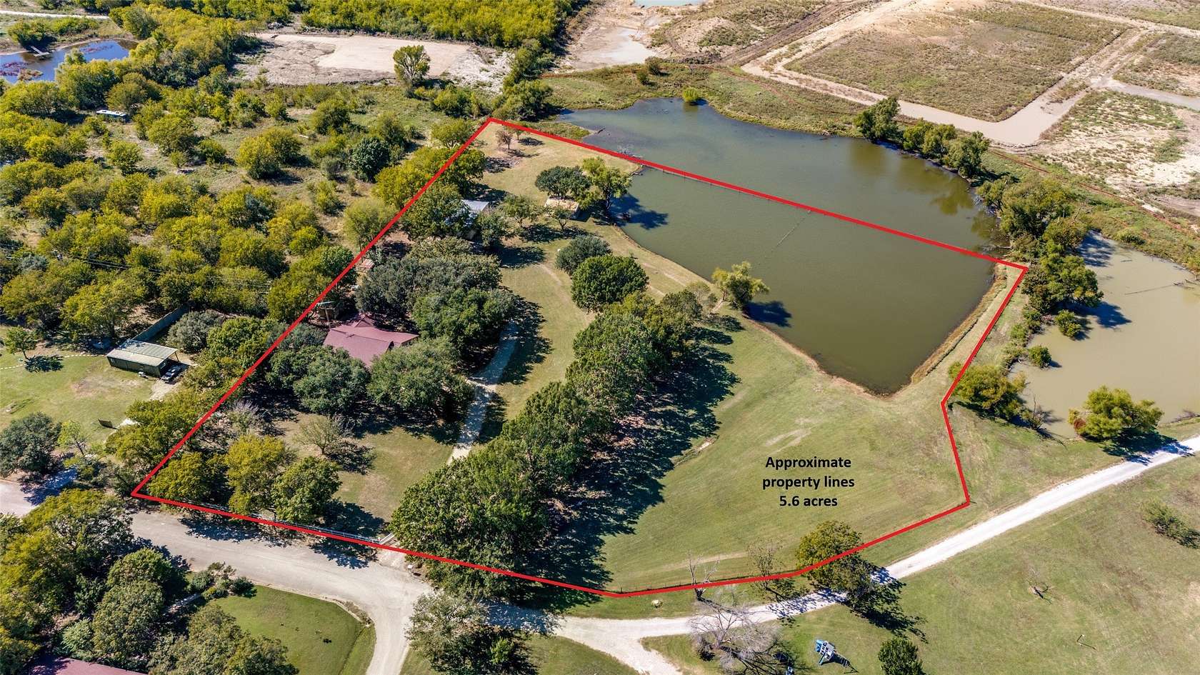 5.6 Acres of Land with Home for Sale in Denton, Texas