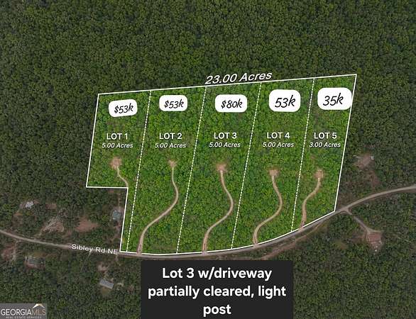 23 Acres of Recreational & Residential Land for Sale in Milledgeville, Georgia