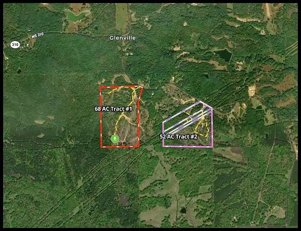 119 Acres of Recreational Land for Sale in Como, Mississippi