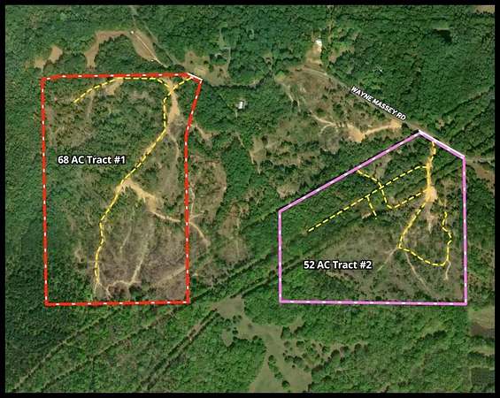 119 Acres of Recreational Land for Sale in Como, Mississippi