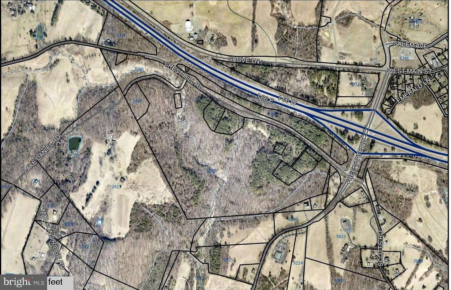 107 Acres of Land for Sale in Marshall, Virginia