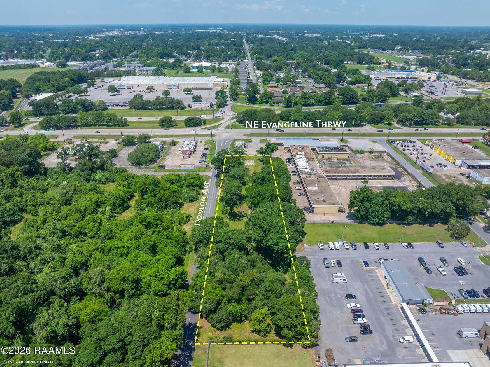 1.88 Acres of Commercial Land for Sale in Lafayette, Louisiana