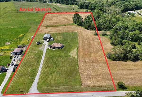 10.3 Acres of Land with Home for Sale in Winchester, Ohio