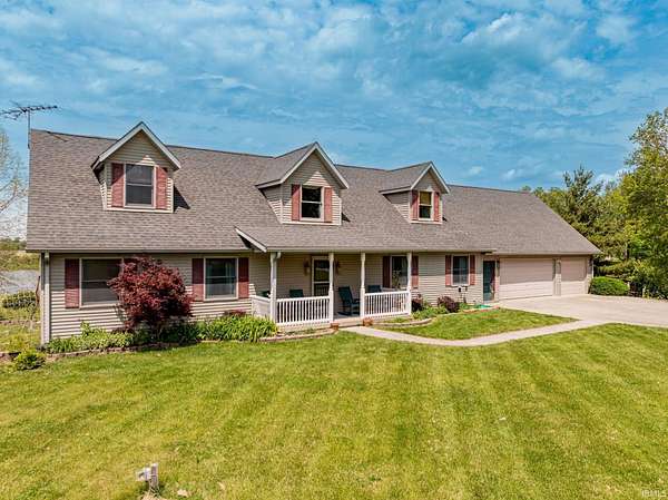 3.2 Acres of Land with Home for Sale in Eaton, Indiana
