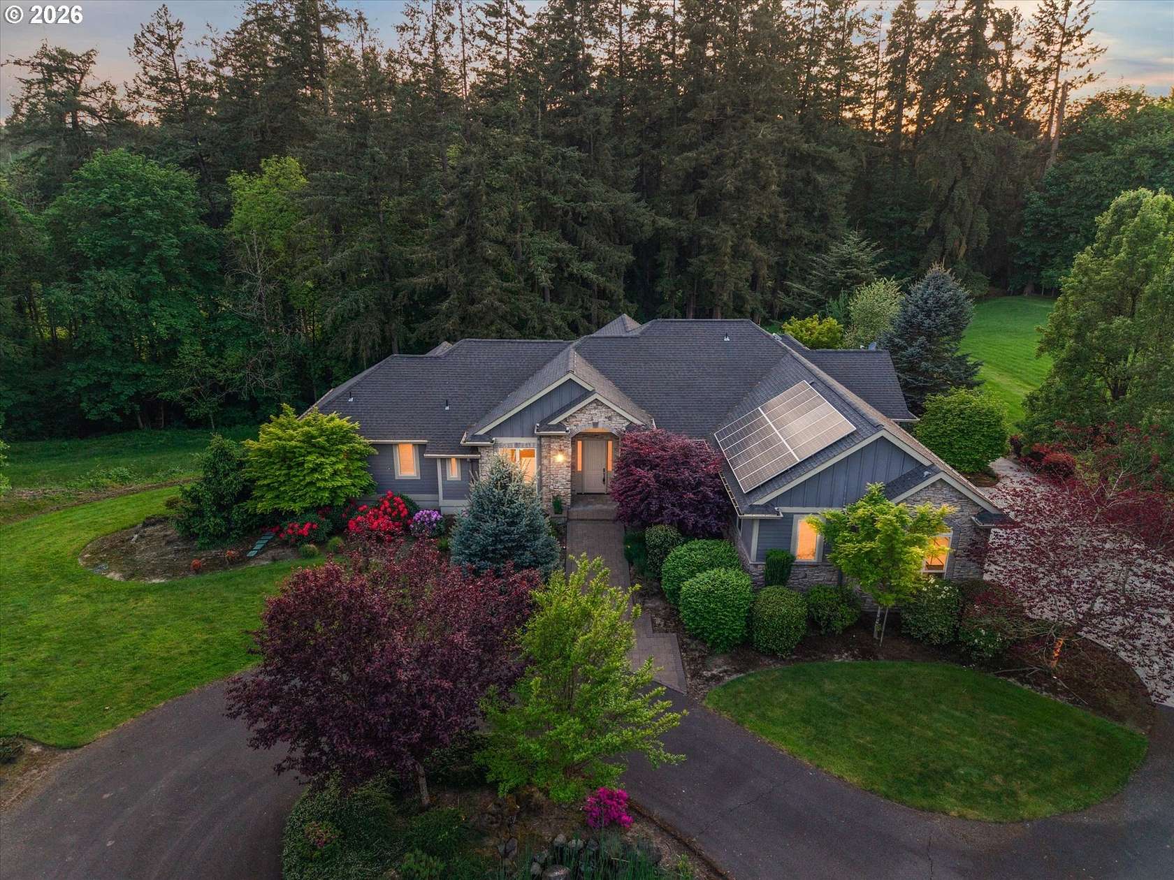 5.69 Acres of Land with Home for Sale in Salem, Oregon