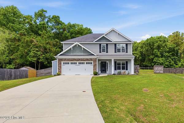 1.65 Acres of Land with Home for Sale in Jacksonville, North Carolina