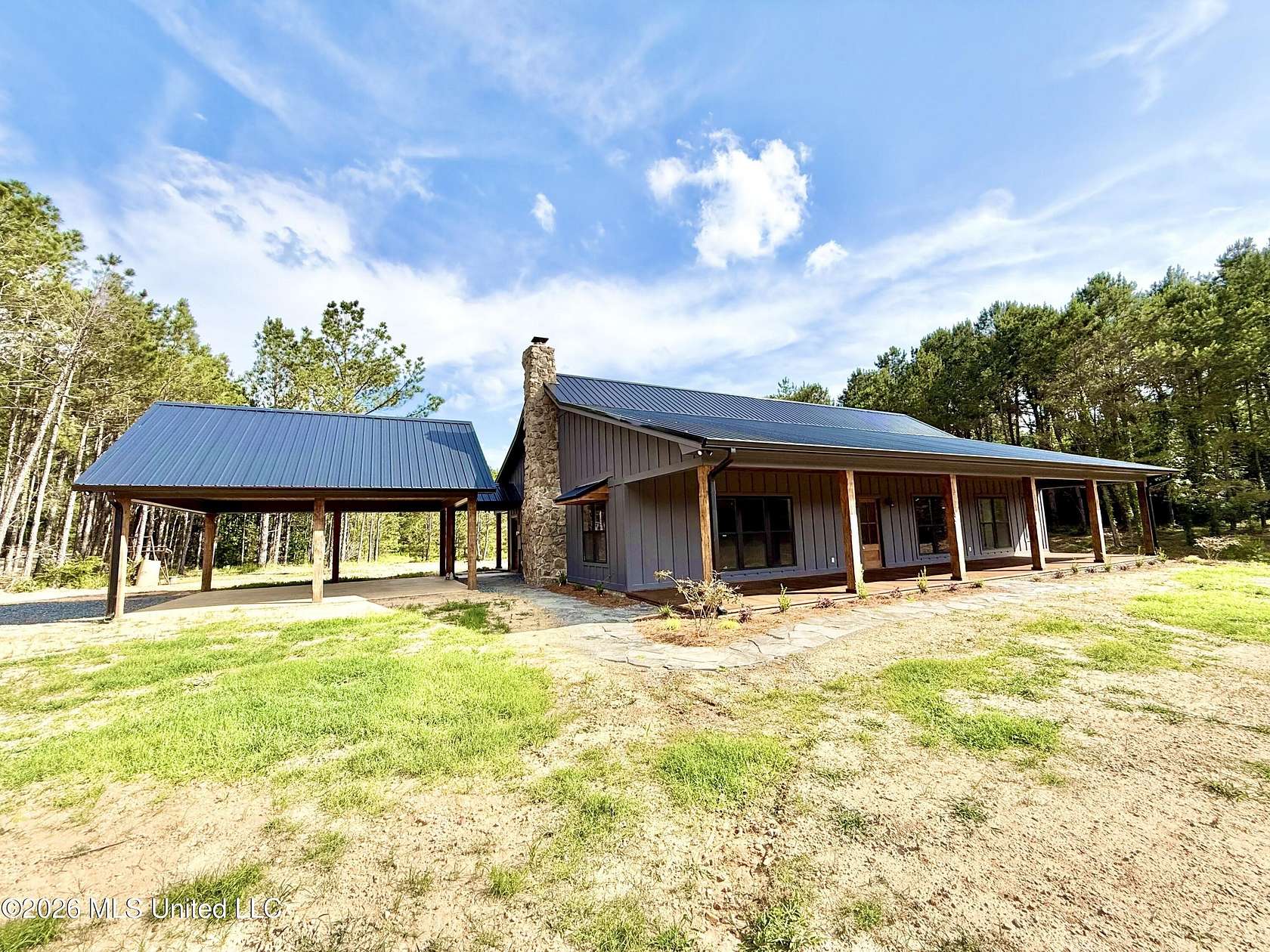5.5 Acres of Land with Home for Sale in Crystal Springs, Mississippi