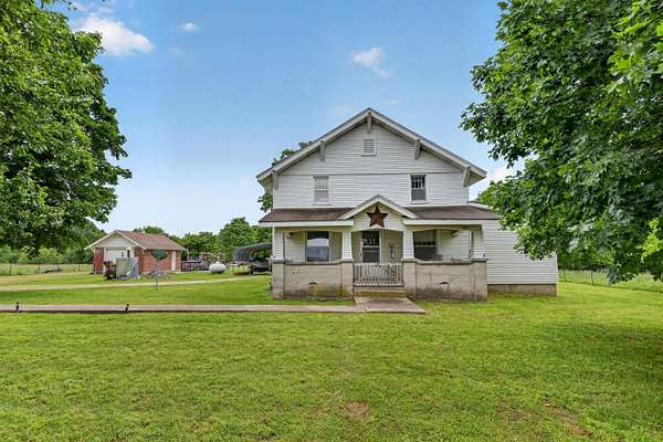 10 Acres of Land with Home for Sale in Sarcoxie, Missouri