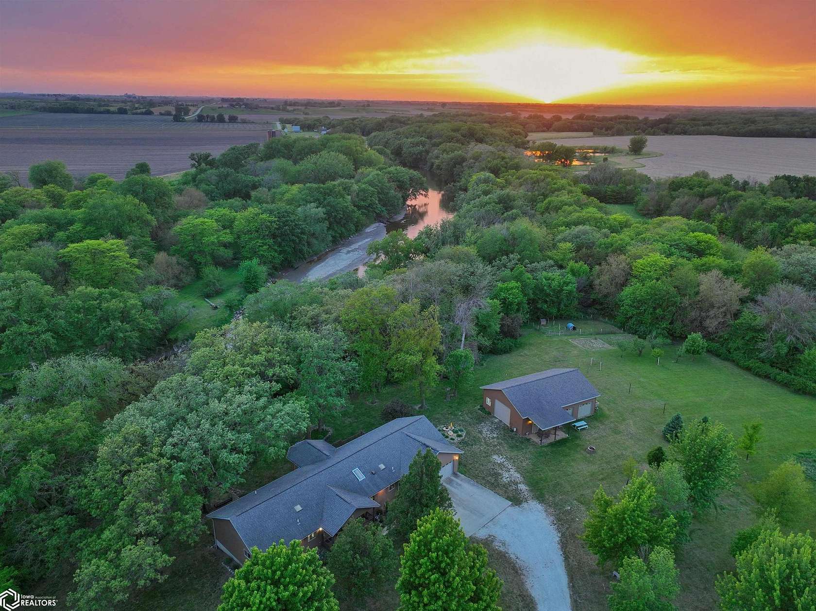 12.1 Acres of Land with Home for Sale in Glidden, Iowa
