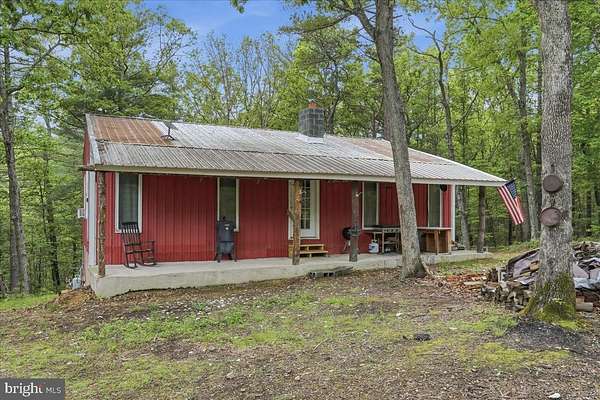 40.4 Acres of Recreational Land with Home for Sale in Slanesville, West Virginia