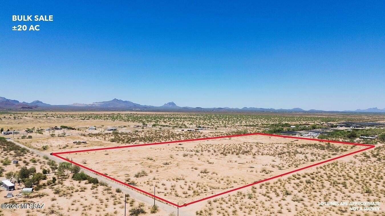 20 Acres of Agricultural & Residential Land for Sale in Marana, Arizona