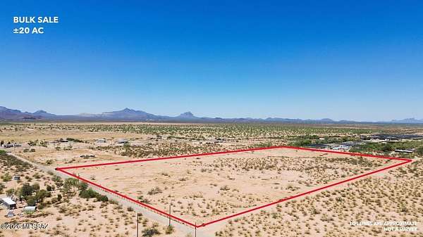 20 Acres of Agricultural & Residential Land for Sale in Marana, Arizona
