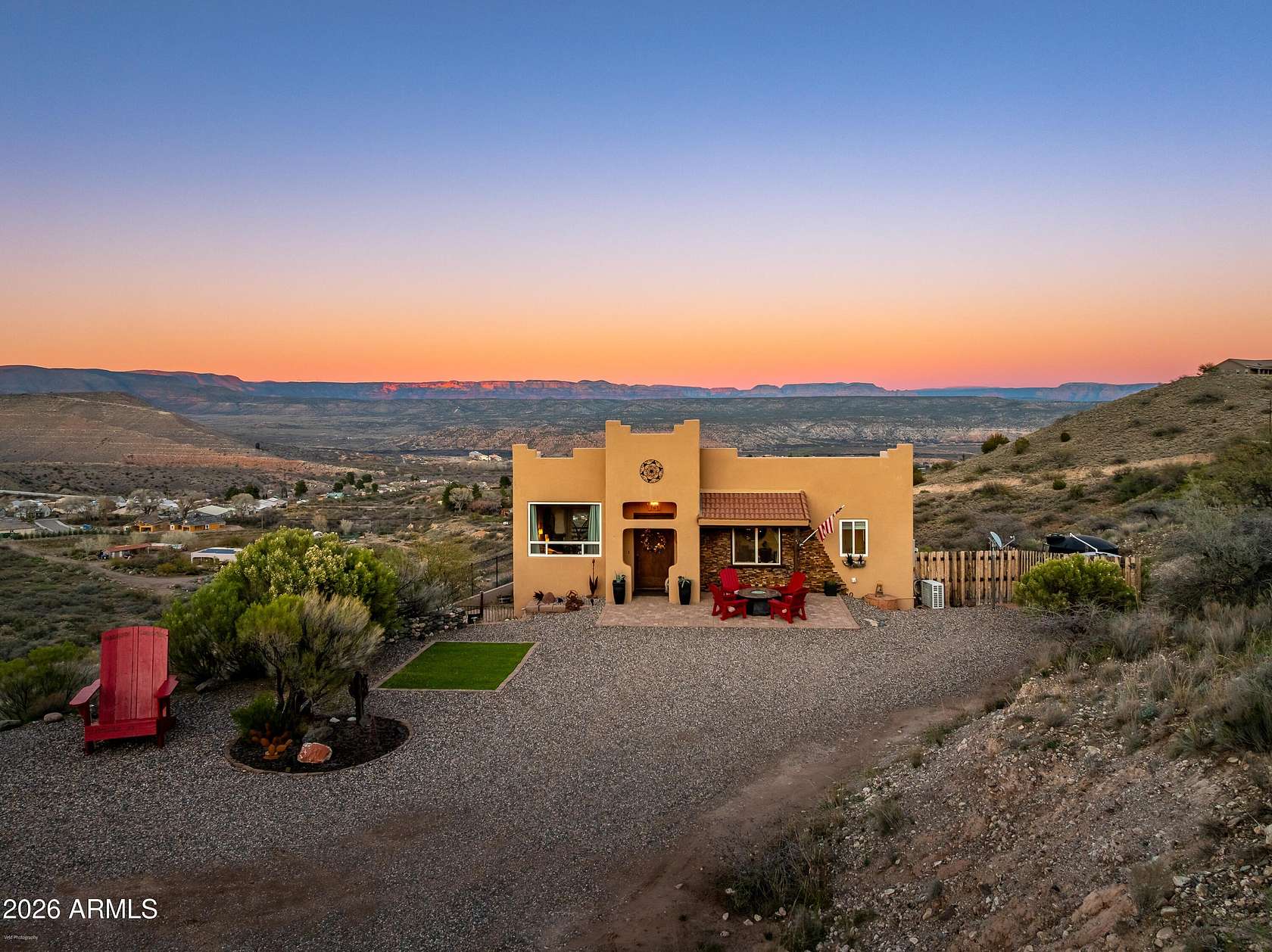 2 Acres of Land with Home for Sale in Clarkdale, Arizona