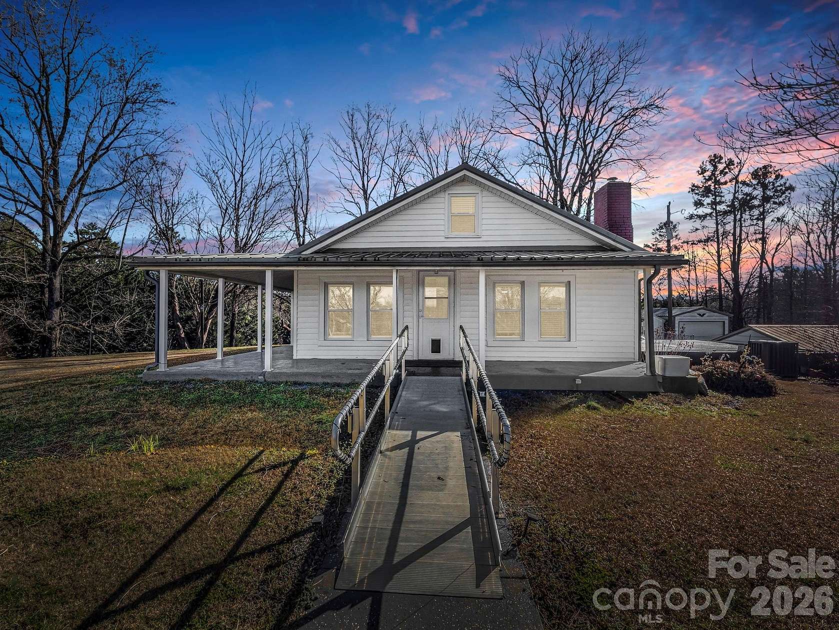 2.8 Acres of Land with Home for Sale in Columbus, North Carolina