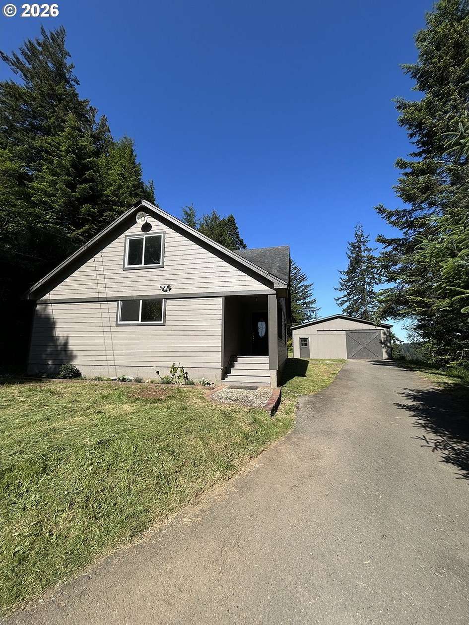 2.59 Acres of Land with Home for Sale in Coos Bay, Oregon