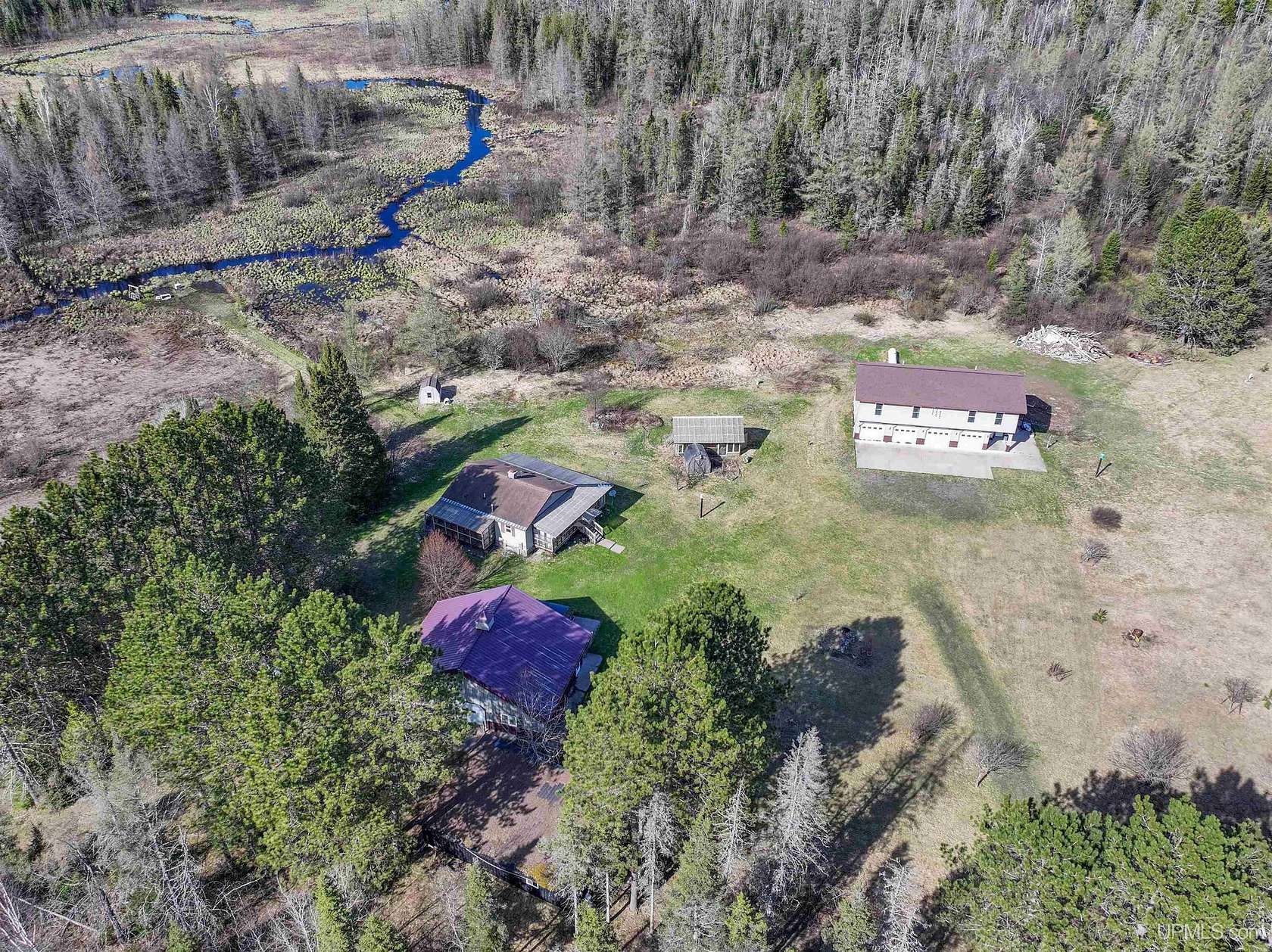 71.3 Acres of Land with Home for Sale in Crystal Falls Township, Michigan
