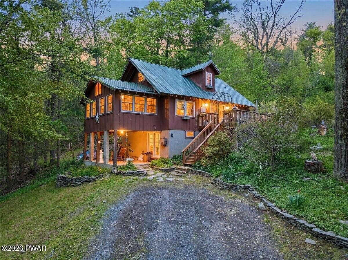 23.2 Acres of Recreational Land with Home for Sale in Lakeville, Pennsylvania