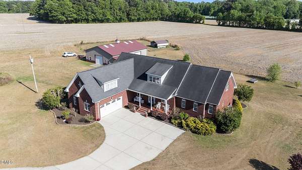 10.7 Acres of Land with Home for Sale in Kenly, North Carolina