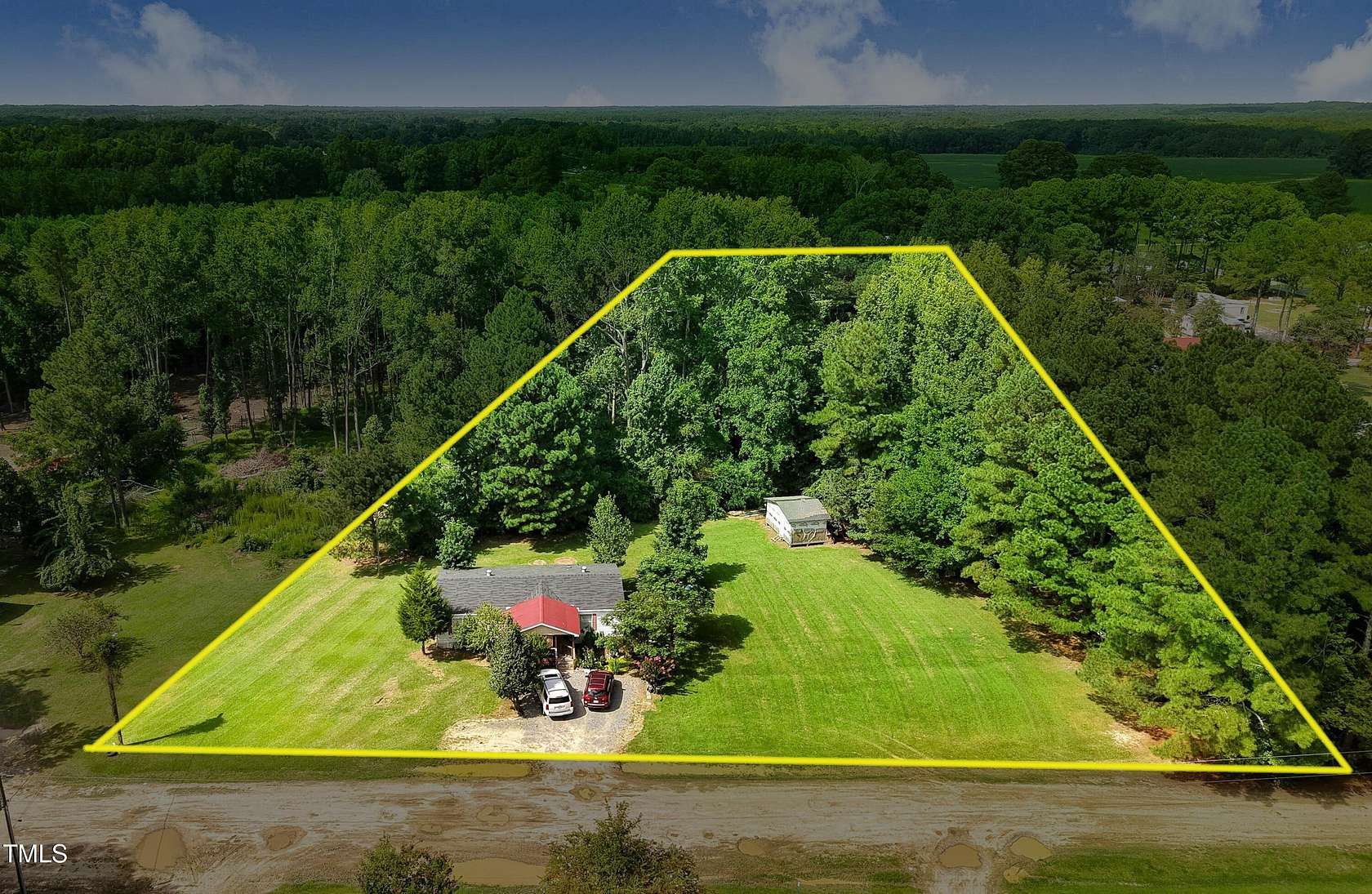1.8 Acres of Land with Home for Sale in Princeton, North Carolina