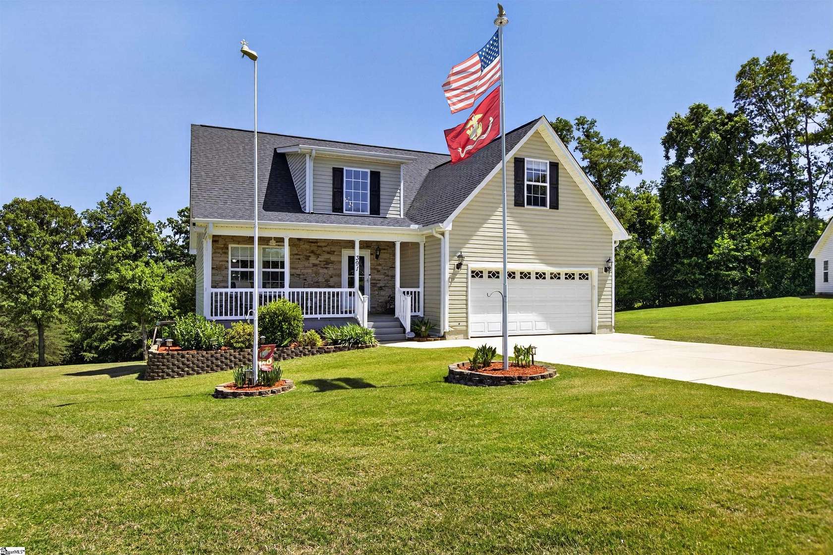 3.7 Acres of Land with Home for Sale in Duncan, South Carolina