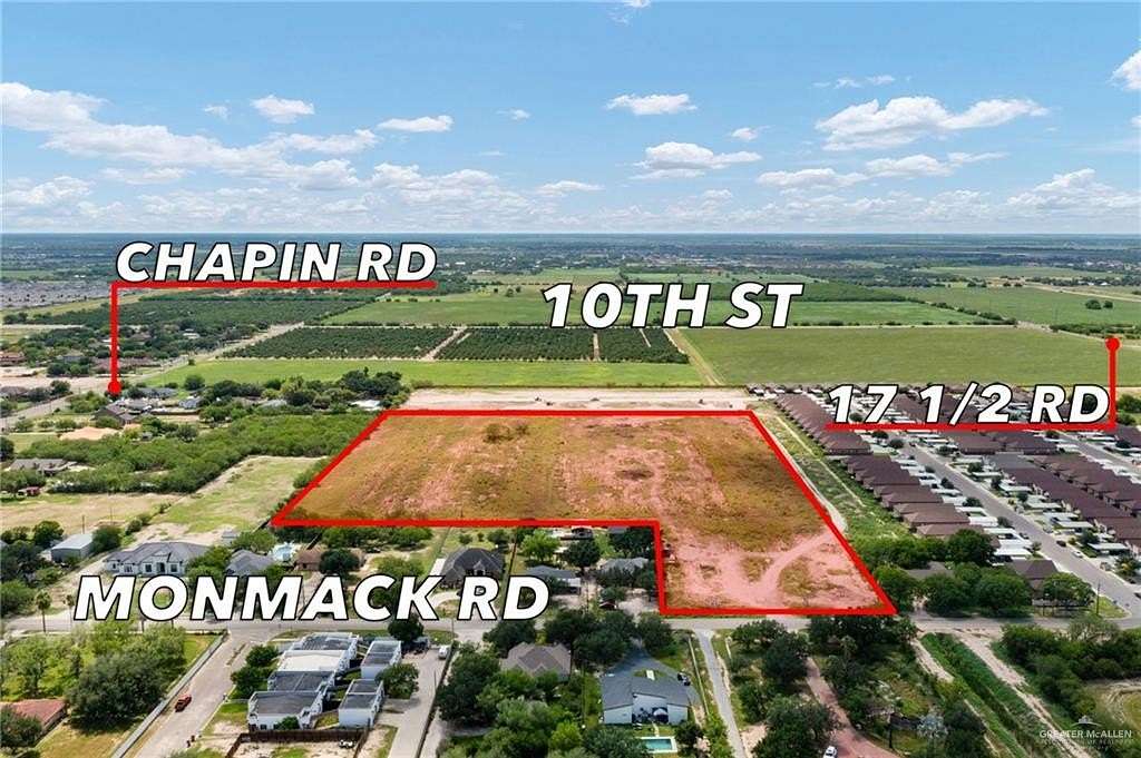 14 Acres of Land for Sale in Edinburg, Texas
