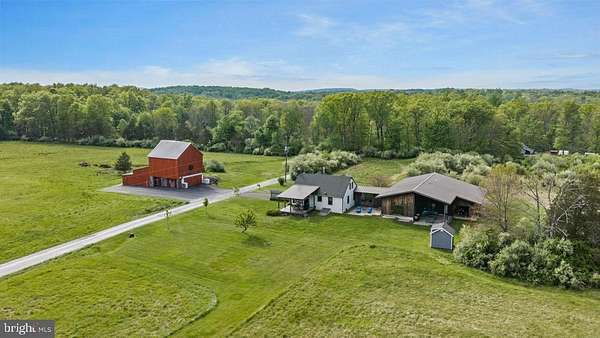 37 Acres of Land with Home for Sale in Upper Black Eddy, Pennsylvania