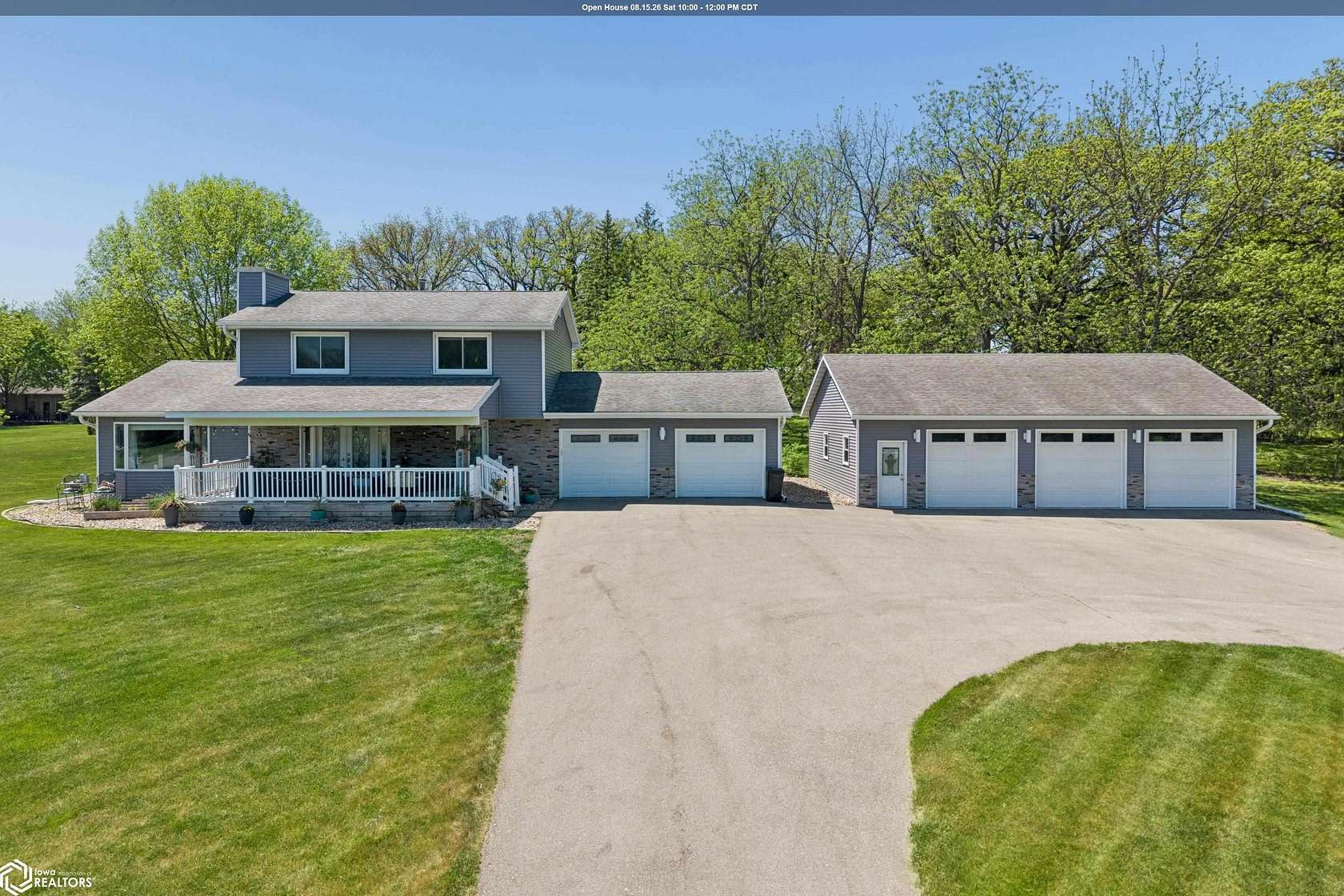 1.7 Acres of Land with Home for Sale in Clear Lake, Iowa