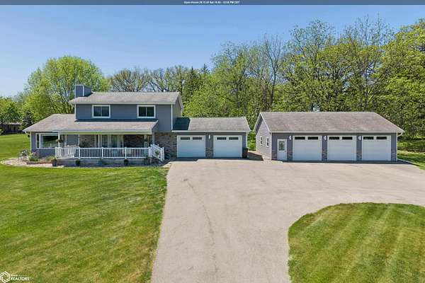 1.7 Acres of Land with Home for Sale in Clear Lake, Iowa