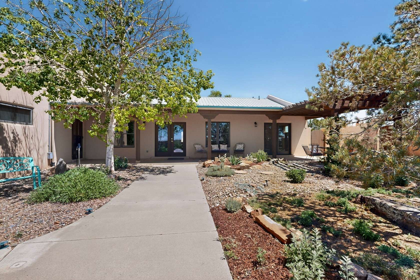 10 Acres of Land with Home for Sale in Santa Fe, New Mexico