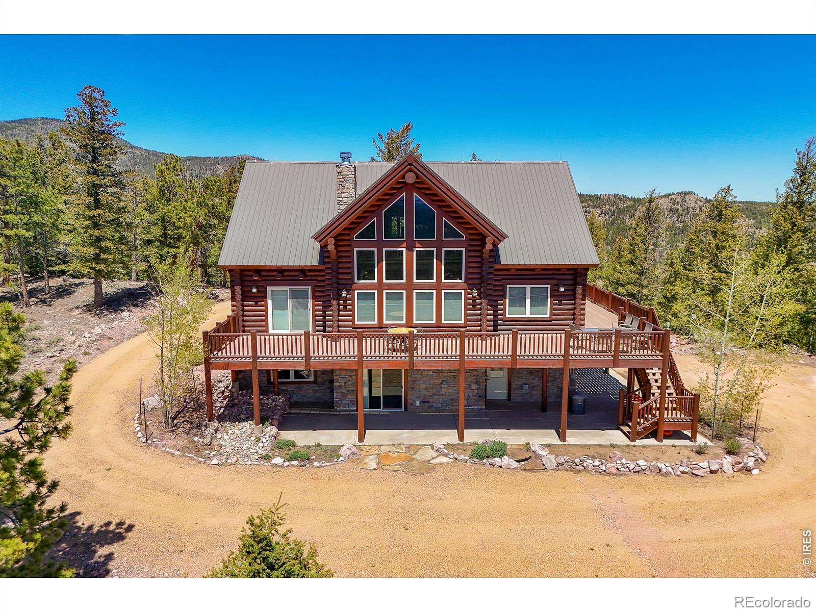 10.2 Acres of Land with Home for Sale in Red Feather Lakes, Colorado