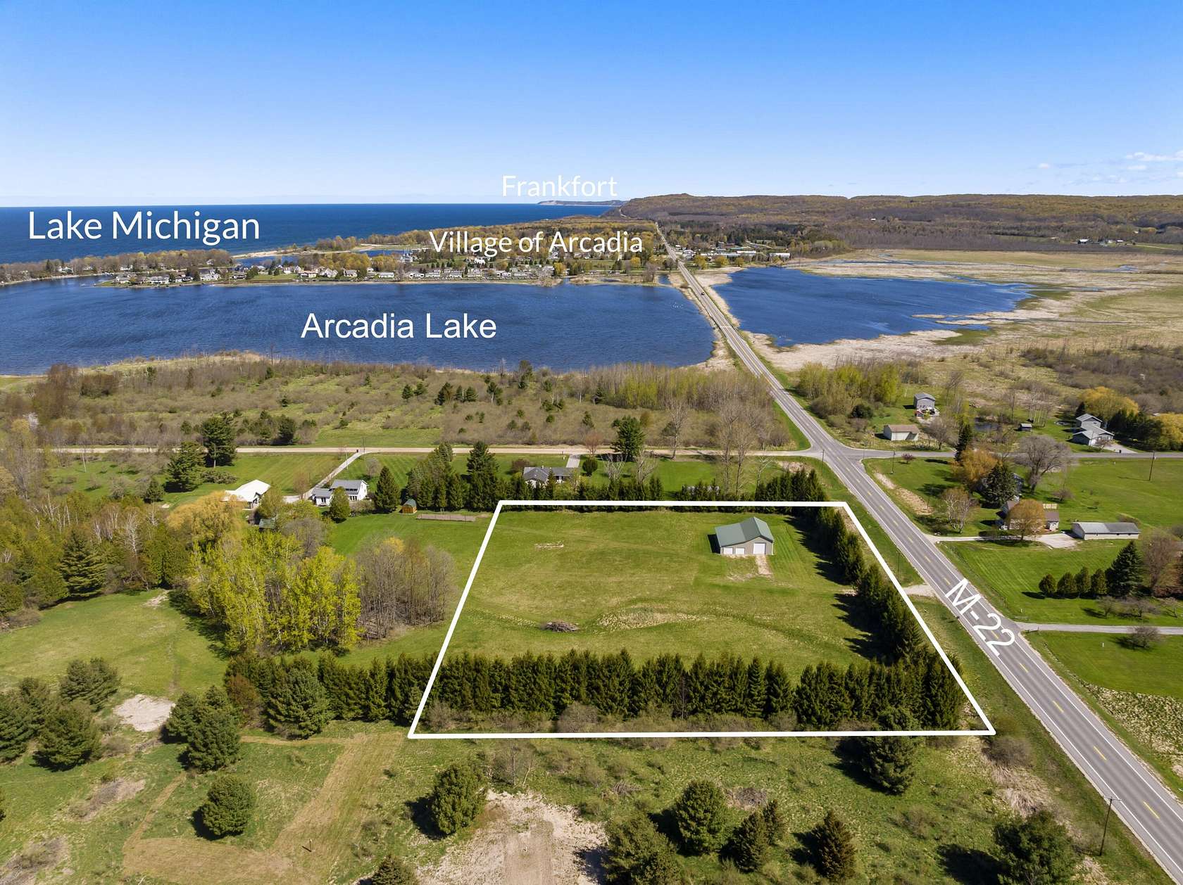 3.6 Acres of Land for Sale in Arcadia, Michigan