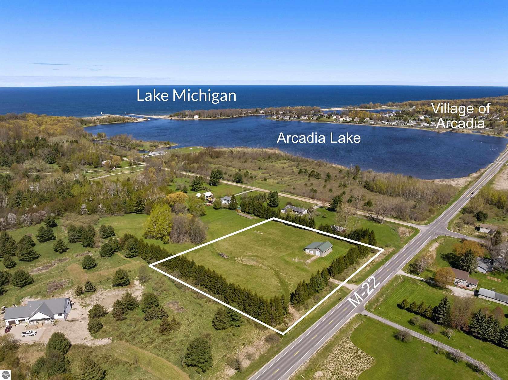 3.6 Acres of Residential Land for Sale in Arcadia, Michigan