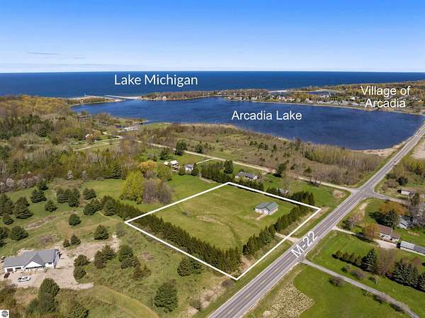 3.6 Acres of Residential Land for Sale in Arcadia, Michigan