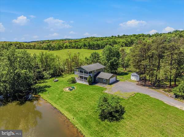 3.43 Acres of Land with Home for Sale in Berkeley Springs, West Virginia