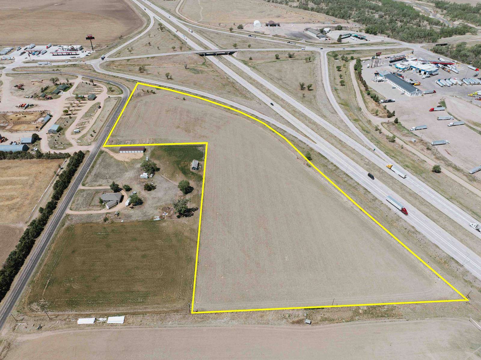 12.3 Acres of Commercial Land for Sale in Big Springs, Nebraska