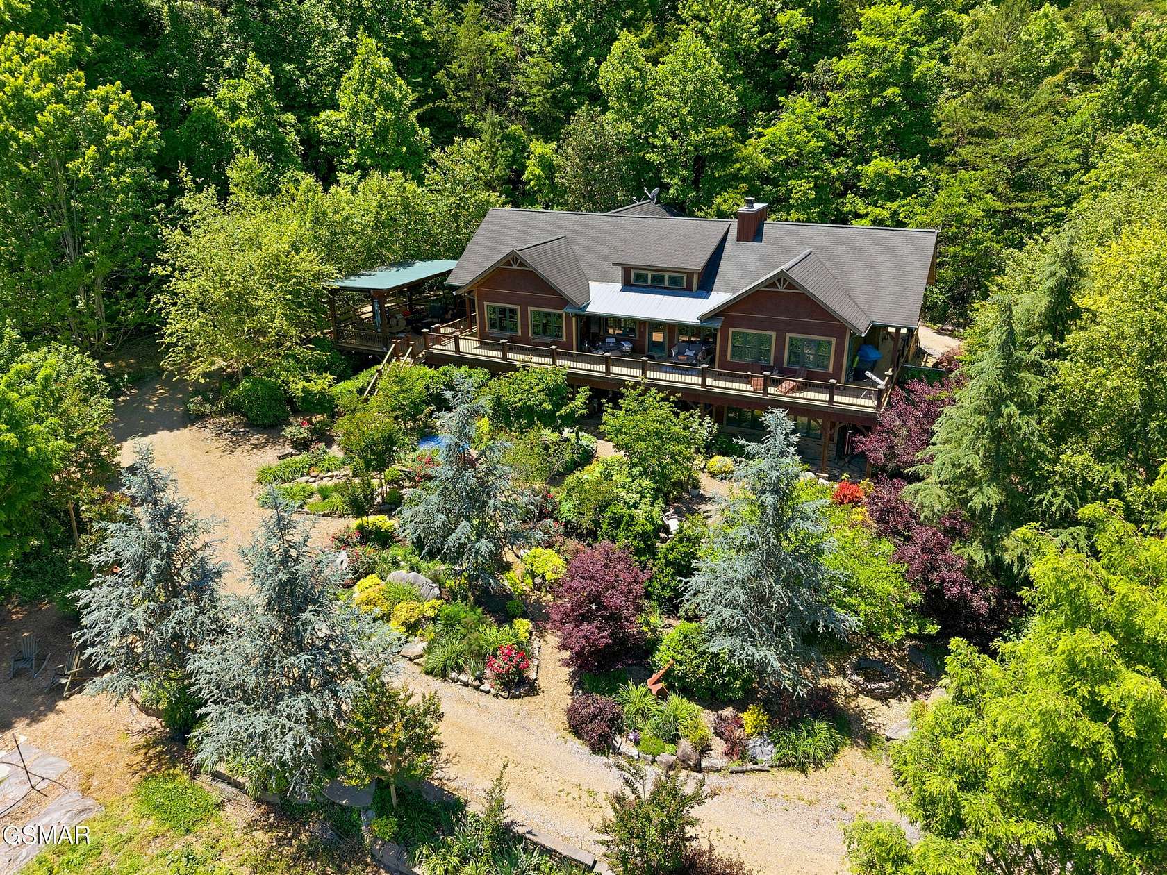 48 Acres of Land with Home for Sale in Sevierville, Tennessee