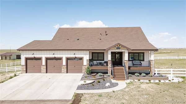35.2 Acres of Recreational Land with Home for Sale in Peyton, Colorado