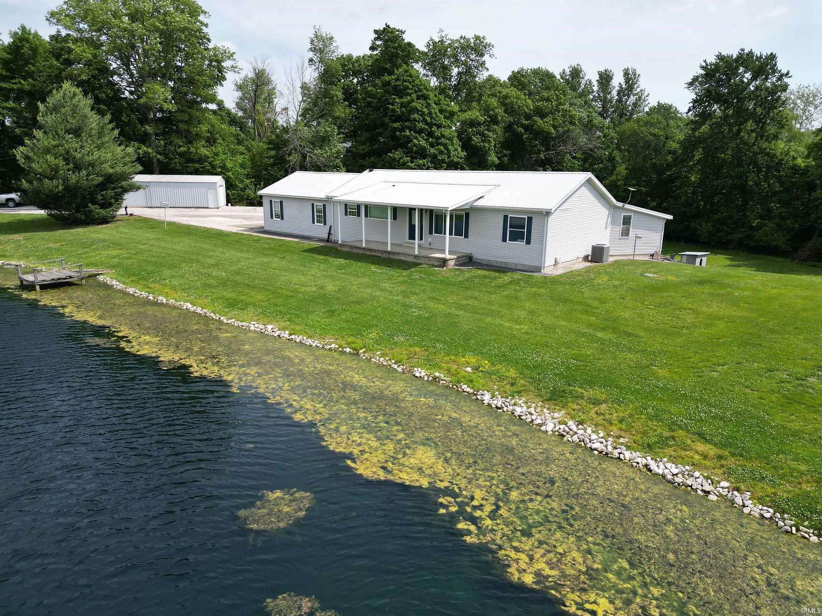 13.3 Acres of Land with Home for Sale in Petersburg, Indiana