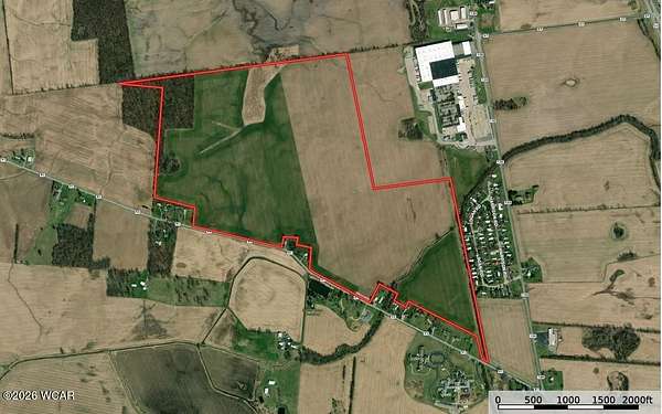 232 Acres of Agricultural Land for Sale in Bellefontaine, Ohio