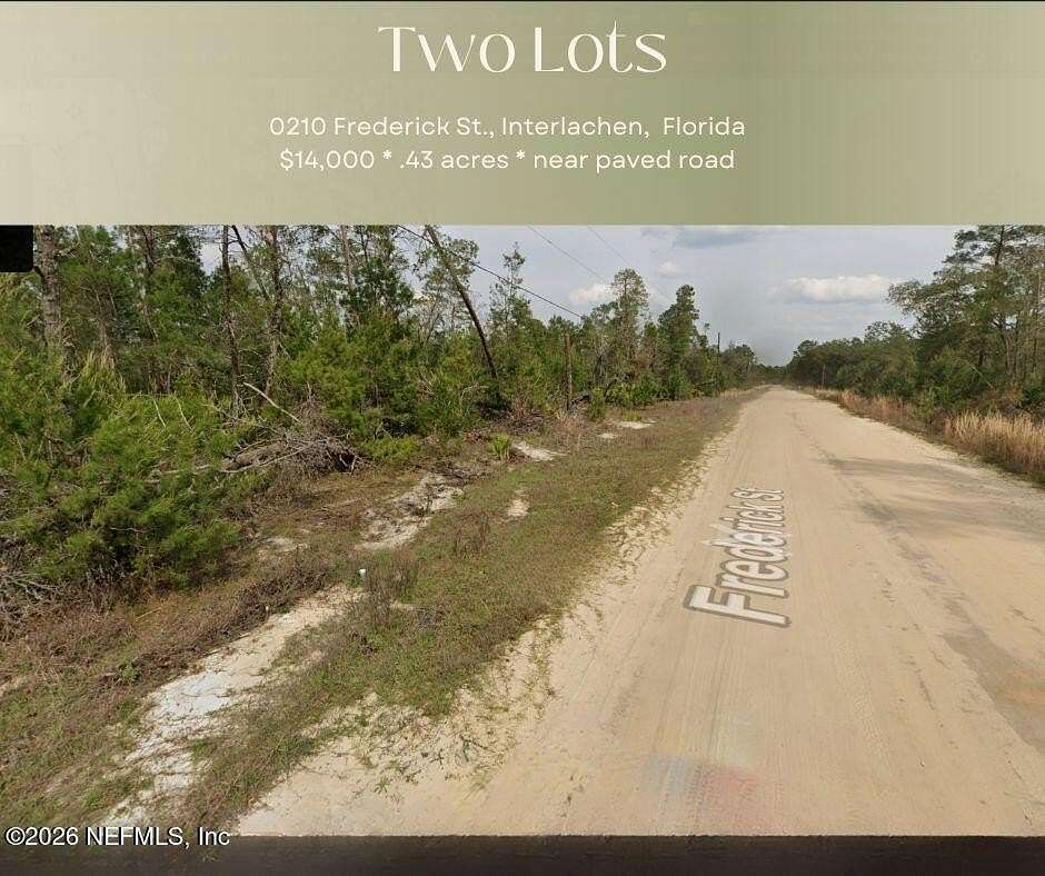 0.43 Acres of Residential Land for Sale in Interlachen, Florida