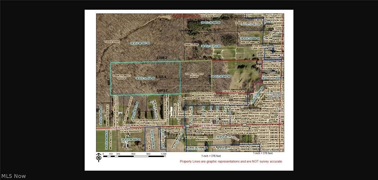31.4 Acres of Recreational Land for Sale in Orwell, Ohio