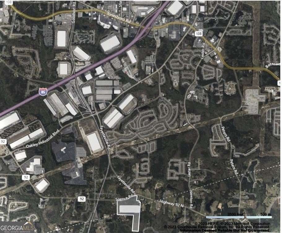 54.9 Acres of Recreational Land for Sale in Fairburn, Georgia